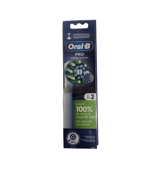 Oral-B - Brossettes CrossAction pour brosse à dent électrique