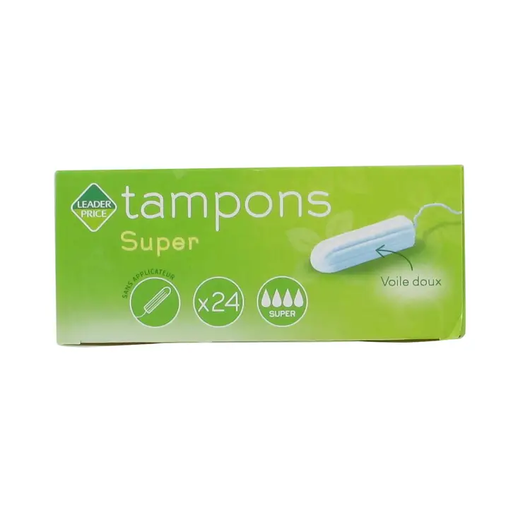 Leader Price - Tampon sans appli Super X24