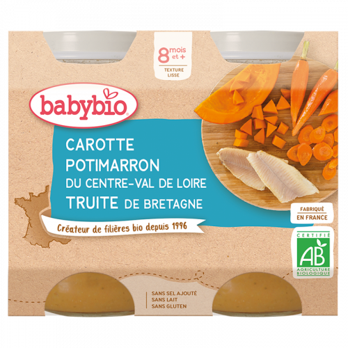 Babybio - Lait en poudre Optima 3 de 10M à 3ans 800g Bio - 123 Click