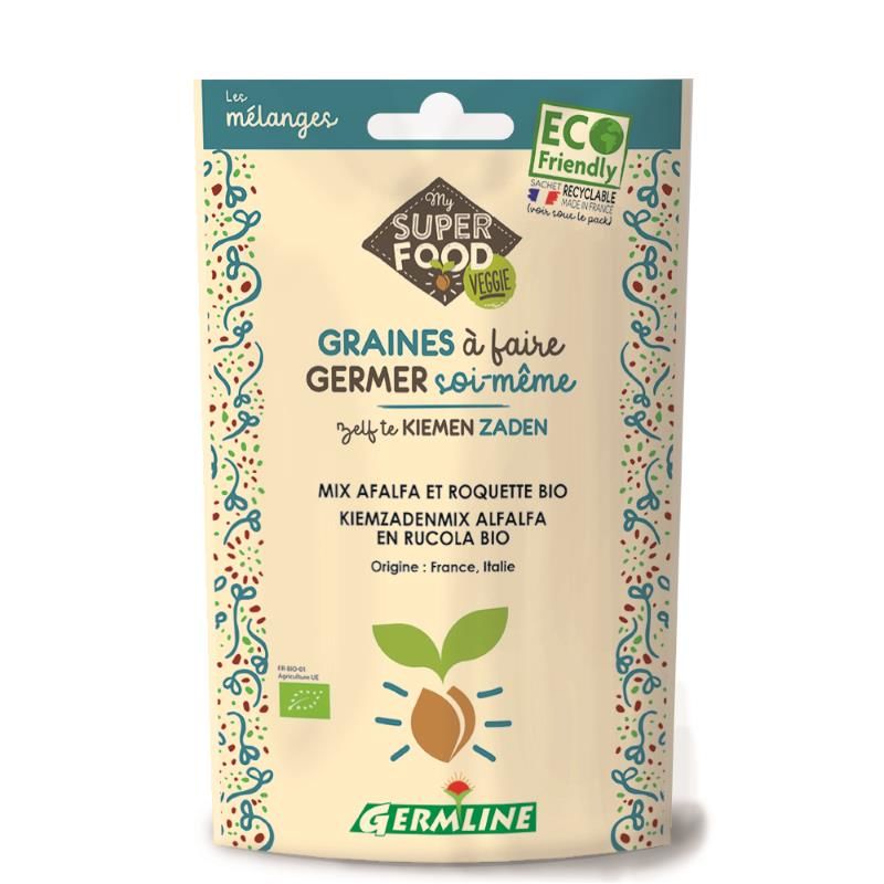 Germ Line - Graines à germer Alfalfa & Roquette Bio