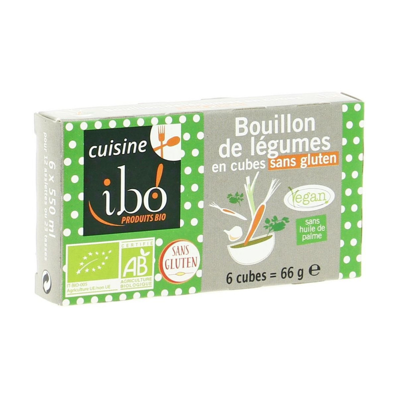 Ibo - Bouillon de légumes sans gluten Bio