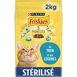 Friskies - Croquettes au thon et aux légumes pour chats stérilisés adultes