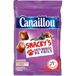 Canaillou - Snacky's anti-boules de poils au poulet pour chat 60G