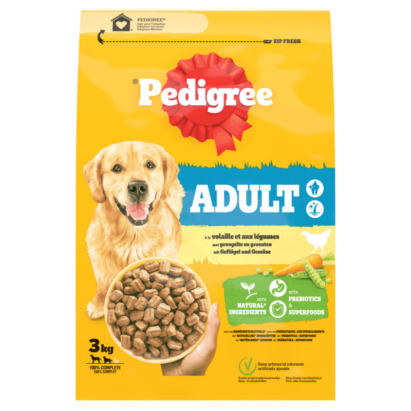 Pedigree - Croquettes pour chien adulte volaille