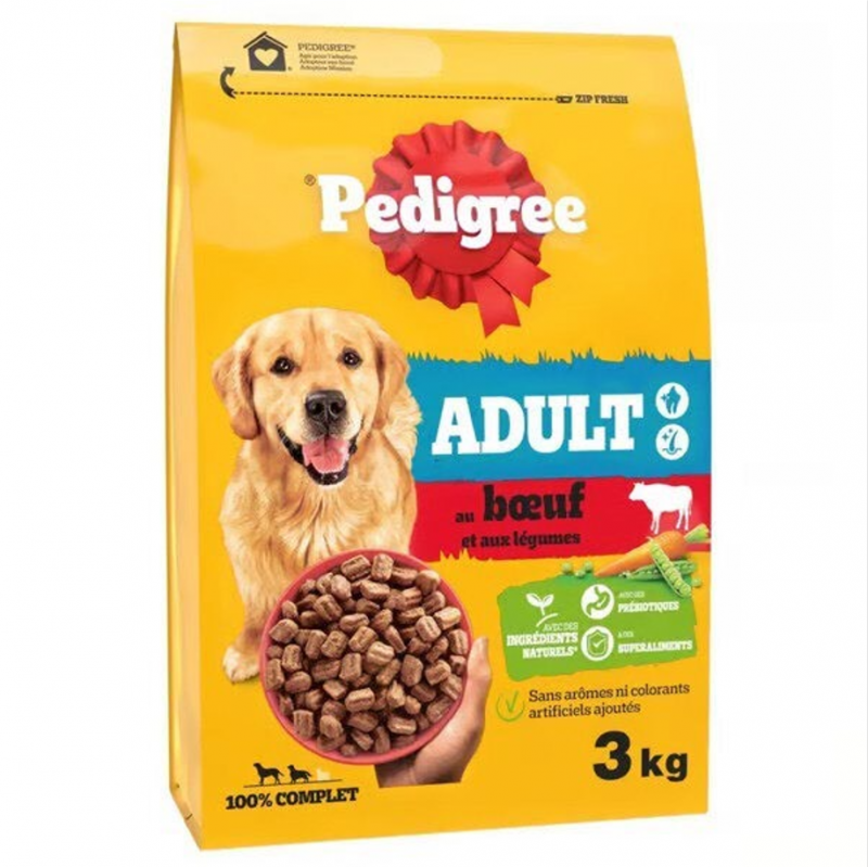 Pedigree - Croquettes pour chien adulte bœuf