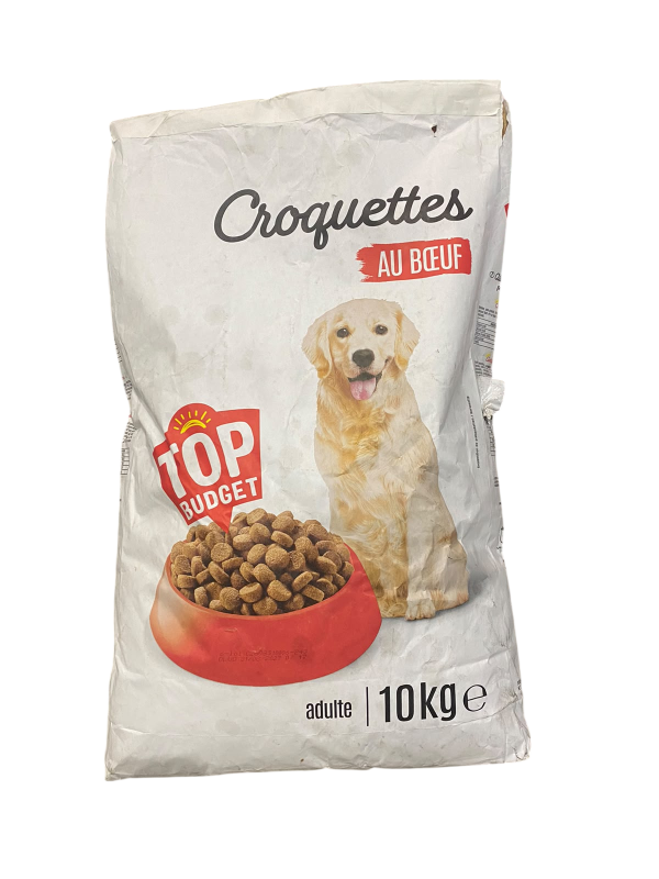 Top budget - Croquettes chien adulte au boeuf 10Kg
