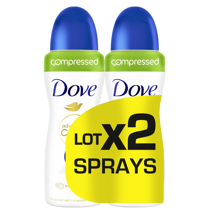 Dove - Déodorant compressé anti-transpirant Advanced Care