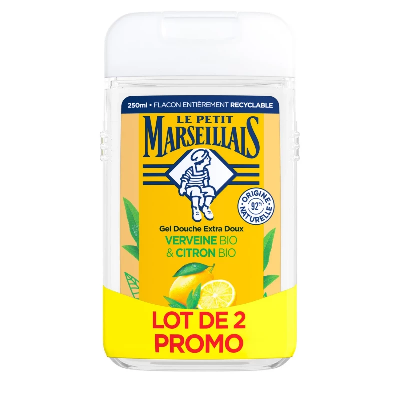 Le Petit Marseillais - Crème douche verveine citron