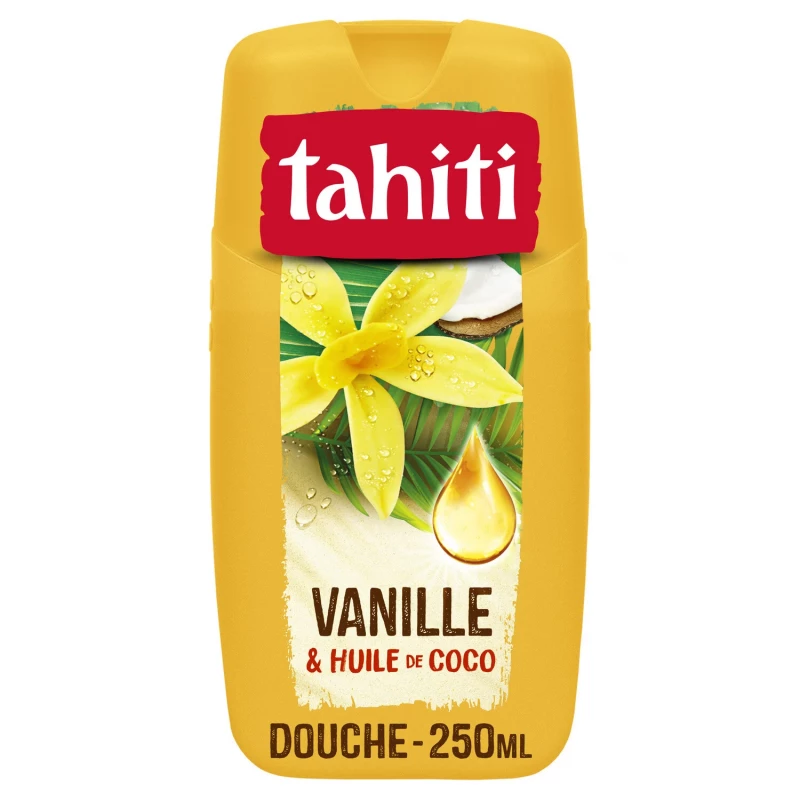 Tahiti -  Gel douche vanille & huile coco