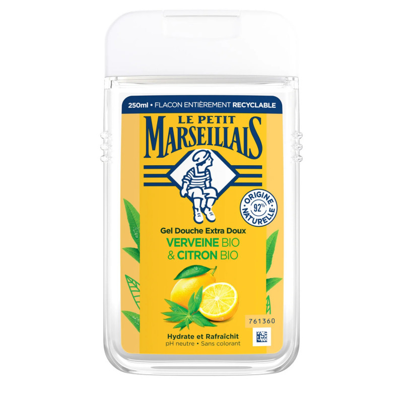 Le Petit Marseillais - Gel douche verveine bio/citron bio