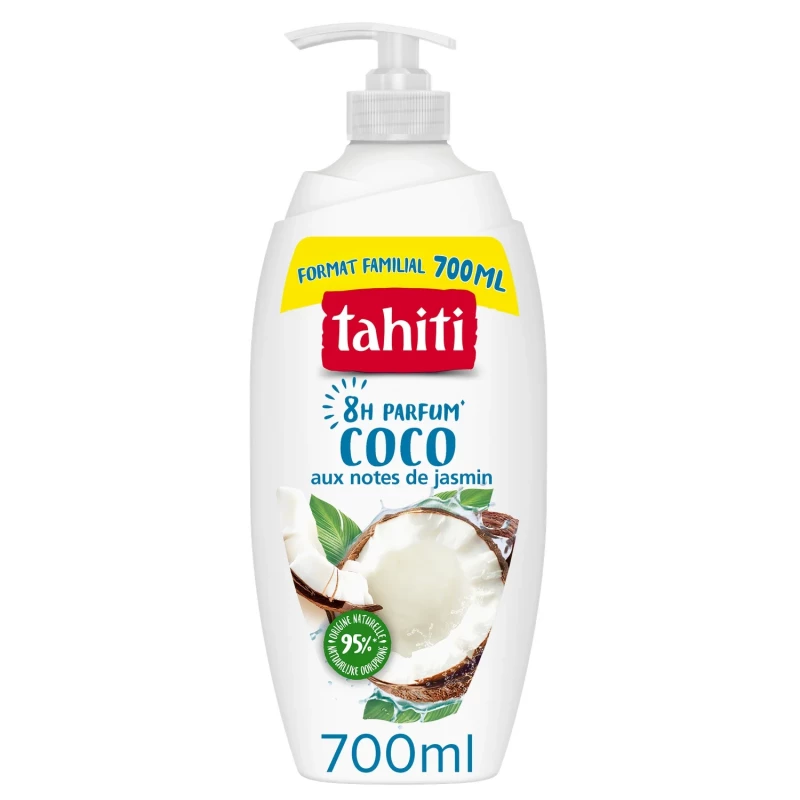 Tahiti - Gel douche 8h coco jasmin 700ml