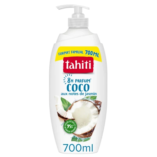 Tahiti - Gel douche 8h coco jasmin 700ml