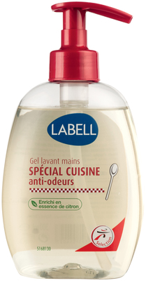 Labell - Gel lavant mains spécial cuisine