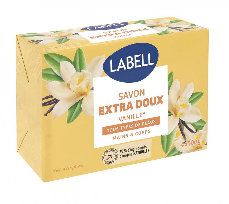 Labell - Savon vanille 4x100g
