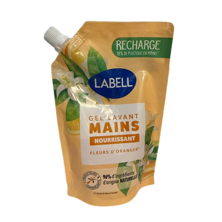 Labell - Recharge gel lavant fleurs d'oranger 500ml