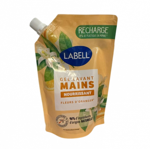 Labell - Recharge gel lavant fleurs d'oranger 500ml
