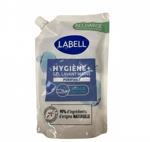 Labell - Recharge gel lavant hygiène + purifiant 500ml