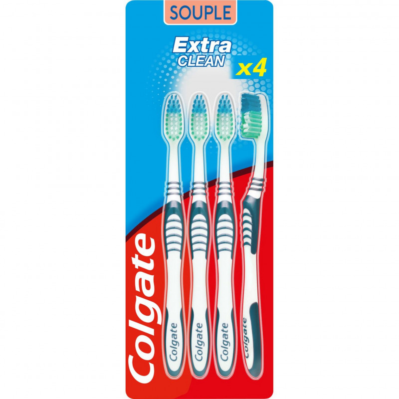 Colgate - Brosses à dents Extra Clean - Souple