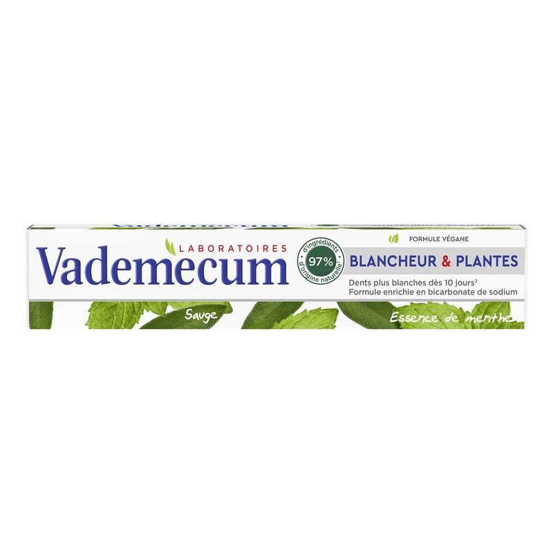 Vademecum - Dentifrice blancheur & plantes