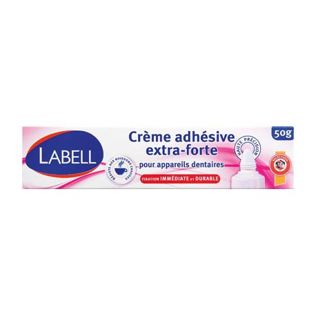 Labell - Crème adhésive pour appareils dentaires
