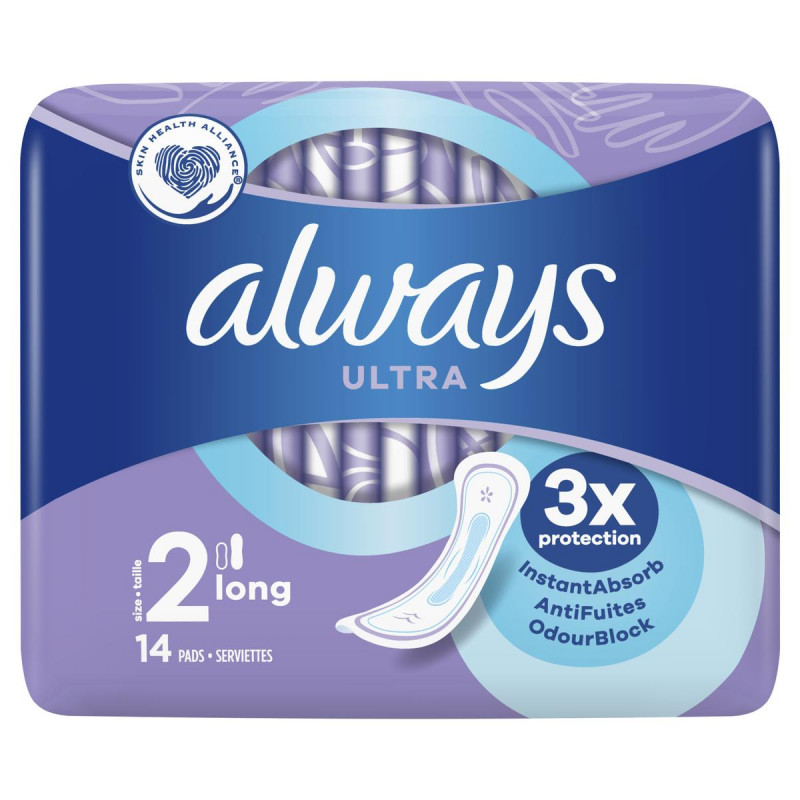 Always - Serviettes hygiéniques Ultra long