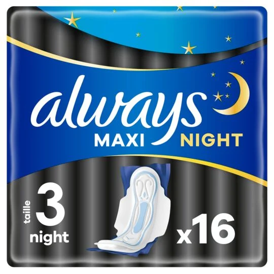 Always - Serviettes hygiéniques Maxi Night taille 3