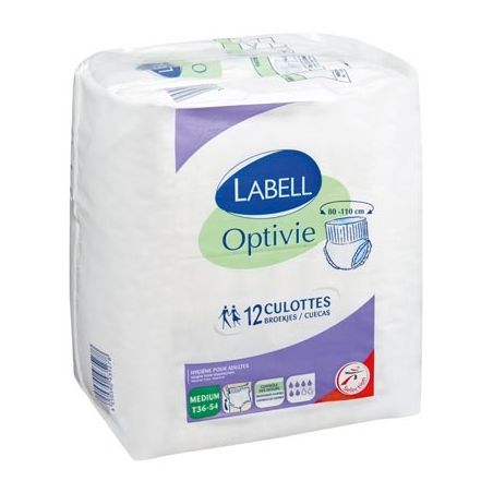 Optivie - Culotte incontinence medium x12