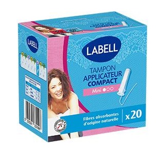 Labell - Tampon applicateur compact mini x20