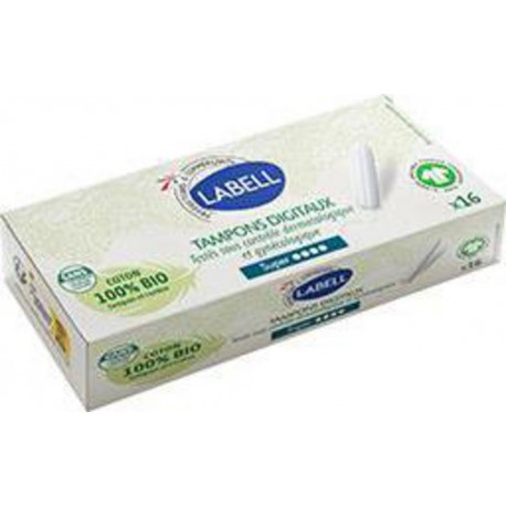 Labell - Tampons digital BIO super x16