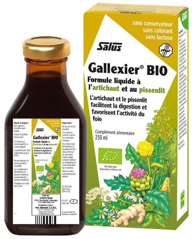 Gallexier - Formule liquide à l'artichaut et au pissenlit