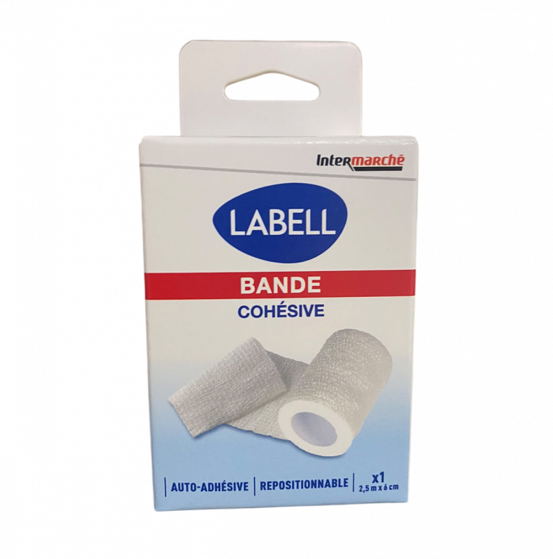 Labell - Bande cohésive 2.5m X 6cm