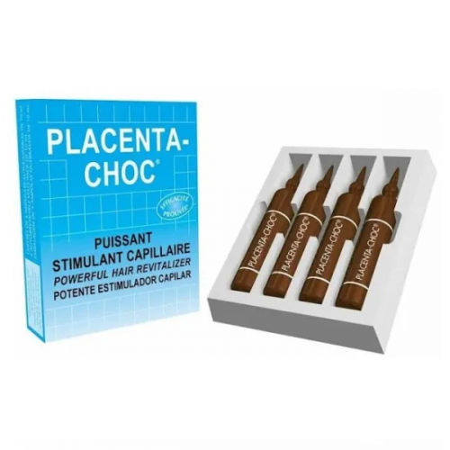 Miss Antilles - Ampoules placenta-choc stimulant capillaire 4x10ml
