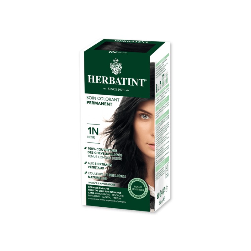 Herbatint - Coloration pour cheveux 1N Noir