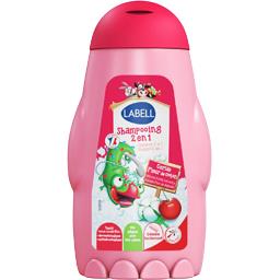 Labell - Shampoing 2 en 1 coton/cerise