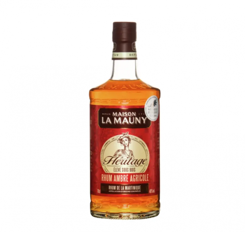 La Mauny - Rhum ambré agricole HERITAGE 1749 40%
