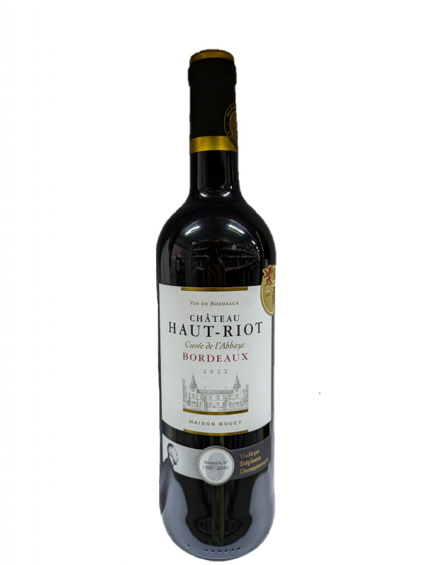 Château Haut-Riot - AOP Bordeaux 2022,Rouge