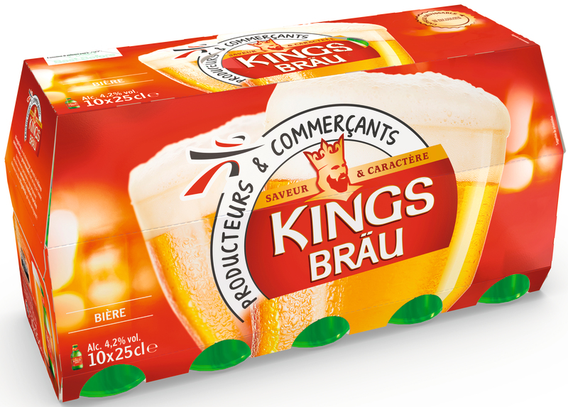 Kings Bräu - Bière blonde 4.2° 10x25cl