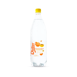 Didier - Boisson à l'eau minéral gazeuse aromatisée mandarine/passion 1,25L