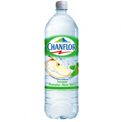 Chanflor - Eau aromatisé pomme/aloe vera 1,5L