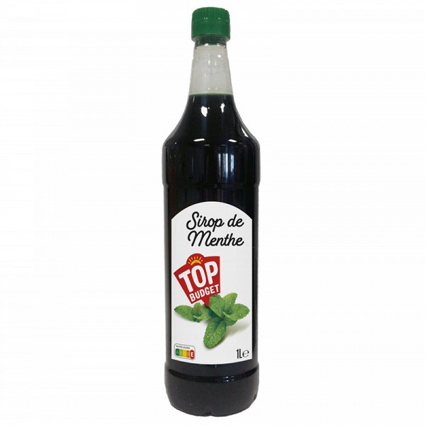 Top Budget - Sirop de menthe