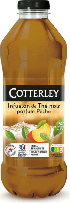 Cotterley -  Infusion thé noir parfum pêche