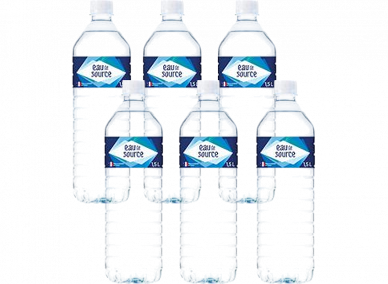 Eau de source 6x1,5L