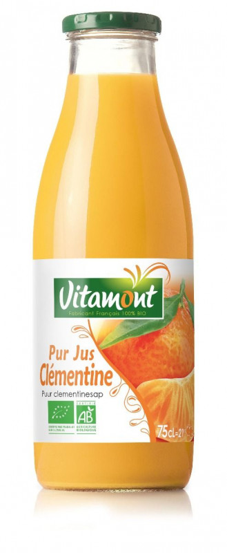 Vitamont - Pur jus de clémentine 75cl Bio