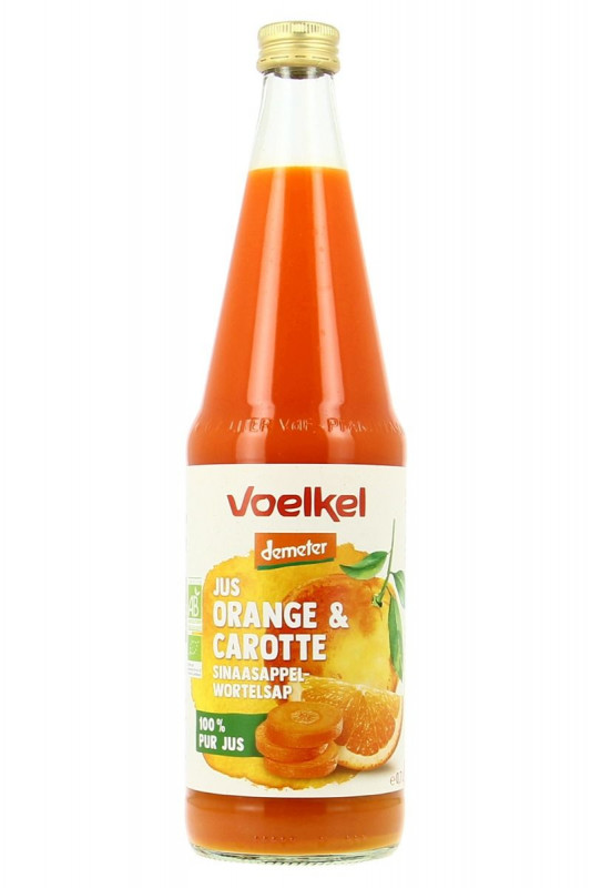 Voelkel - Jus d'orange-carotte à l'Acérola 70cl Bio