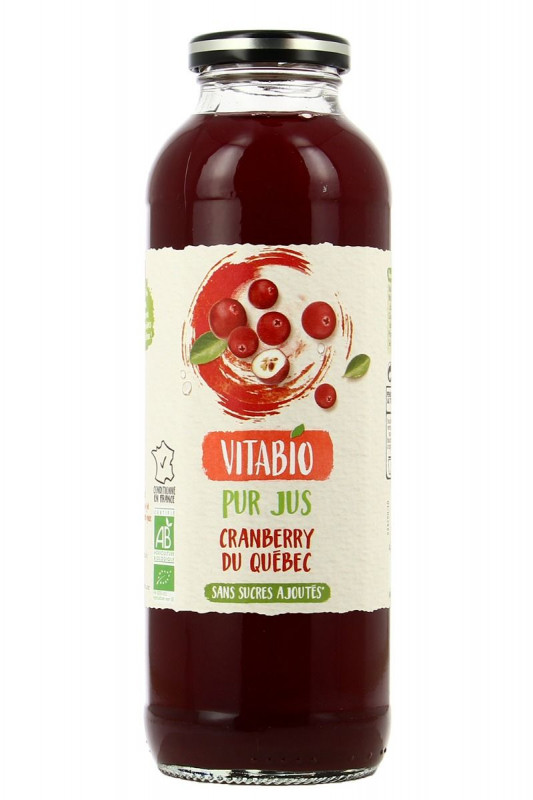 Vitabio - Pur jus de cranberry 50cl Bio