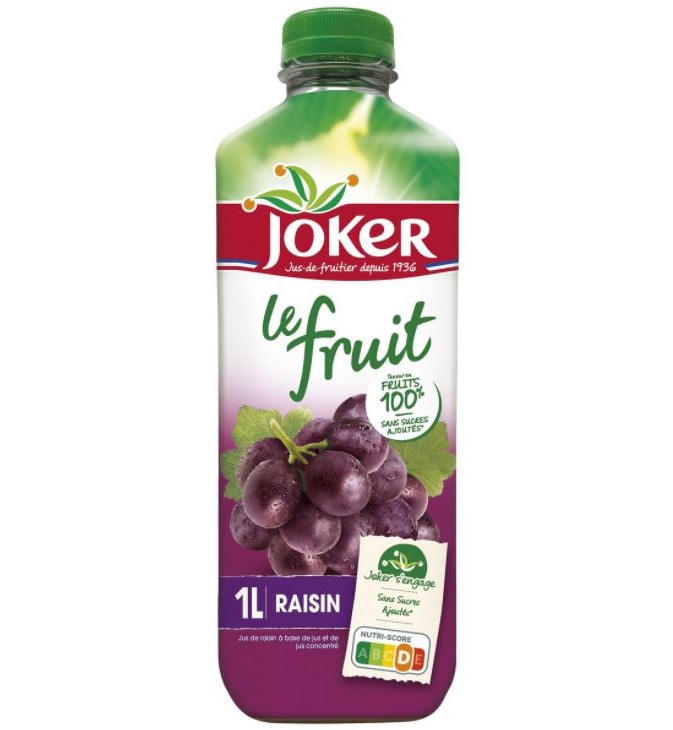 Joker - Jus de raisin à base de concentré 1L