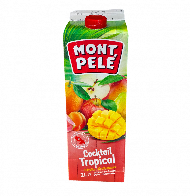Mont Pelé - Boisson cocktail tropical 2L