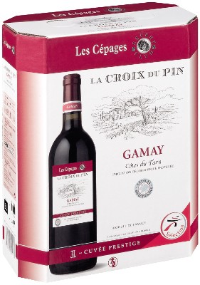 La croix du pin - Gamay IGP, vin rouge