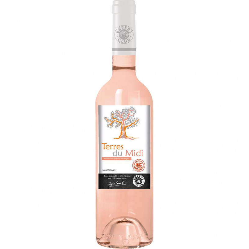 Expert Club - IGP Terre du Midi, vin rosé