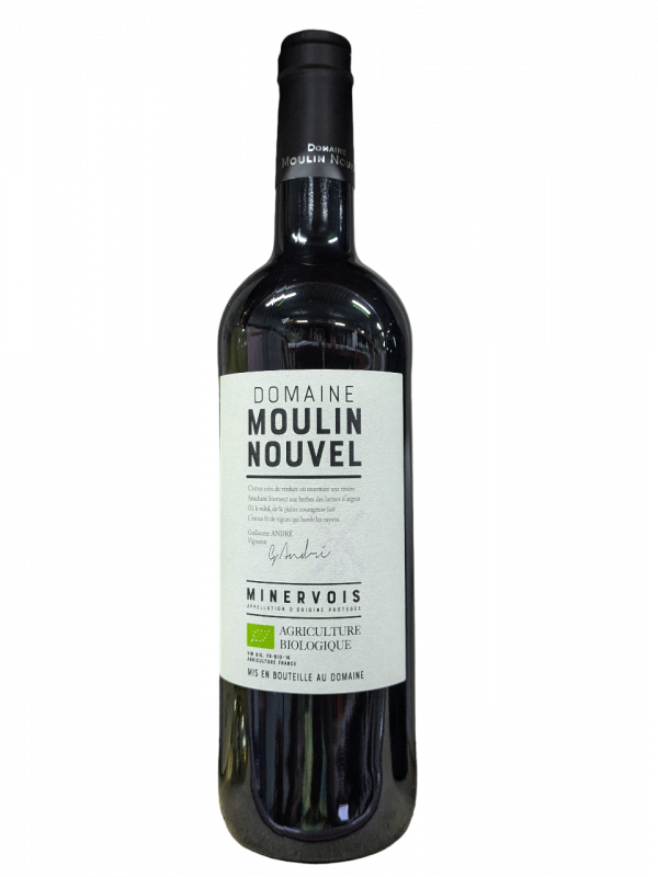 Domaine Moulin Nouvel - AOP Minervois 2023,Rouge BIO